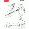 Ryobi CDI1803 Spare Parts List Type: 5133000844